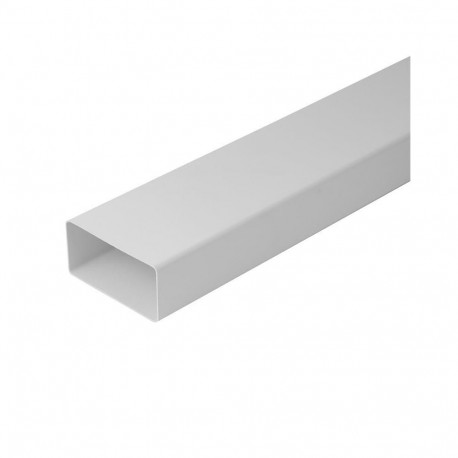 VENTILATION DUCT 220X55 MM 0,5M PLASTIC