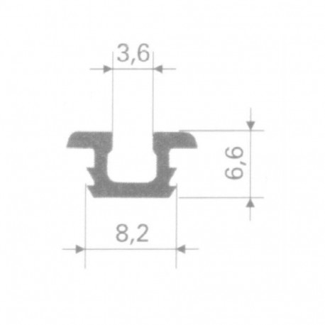 RUNNER DOOR SLID2.5M WA05.0067.05.038BCH