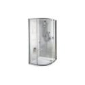 SHOWER CABIN PSKK3-90 90X90 SATIN-TRANSP