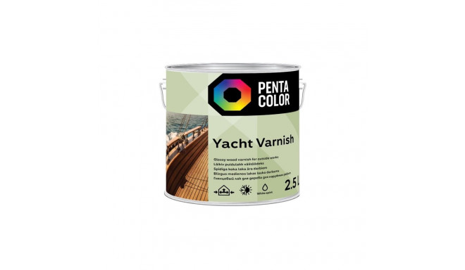 VARNISH PENTACOLOR YACHT GLOSS 2,5L