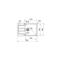SINK TECTONITE SIRIUS 143.0590.223 GREY
