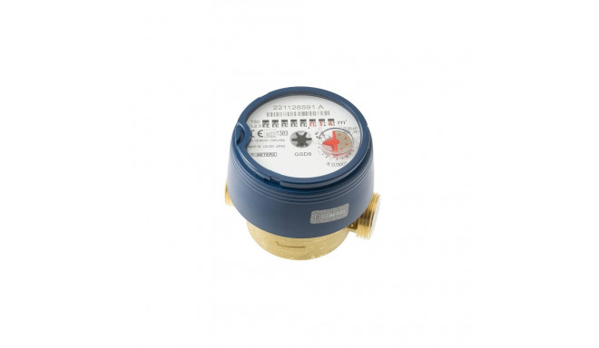 COLD WATER METER DN15 8CM 2.5M3/H R100