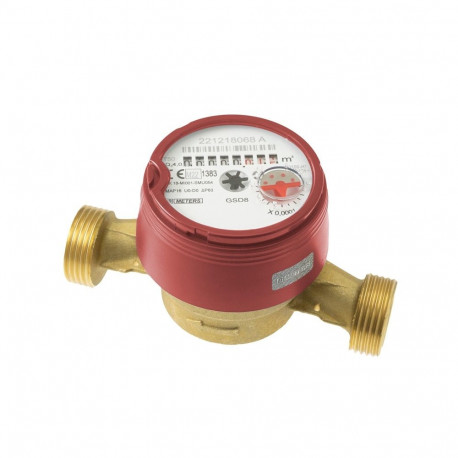 HOT WATER METER DN20 13CM 4M3/H R100