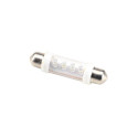 2 FESTOON BULBS 4 WHITE LEDS TORPEDO