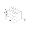 BATHROOM CABINET WITH SINKCUBE4537621763