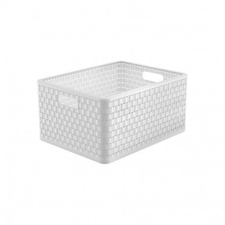 STORAGE BOX COUNTRY A4 PLUS 28L valge
