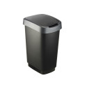 SWING BIN 25 L TWIST DARK SILVER 1754408