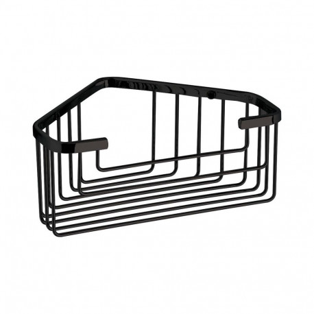 CORNER SHOWER BASKET BLACK