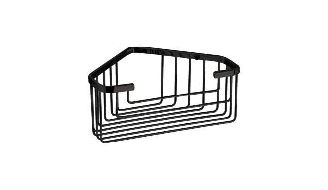 CORNER SHOWER BASKET BLACK