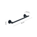 TOWEL HOLDER CM 35 BLACK EROS