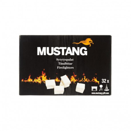 MUSTANG valged tulealustid 32 tk