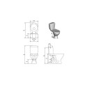 WC SEAT KASKADA K010 3/6L COVER PP