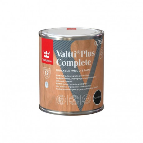DURABLE WOOD STAIN BLACK EBONY 0.75L