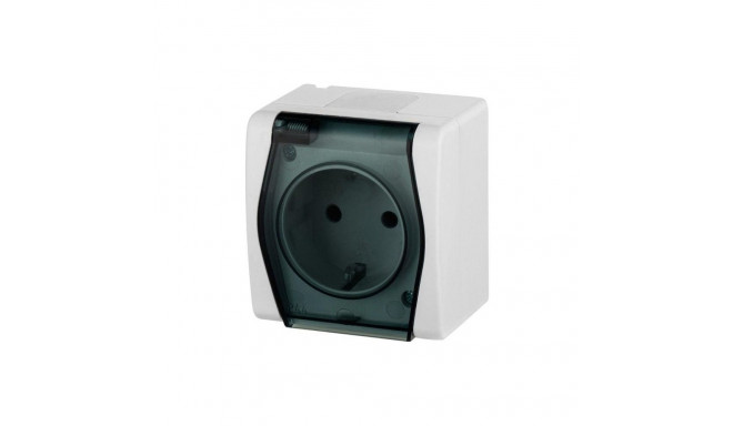 SOCKET HERMES2 valge/hall IP44 1024-01