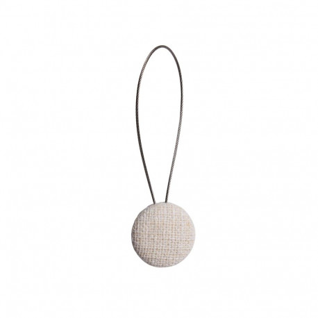 DECORATIVE TIE-BACK NO. 93. WHITE