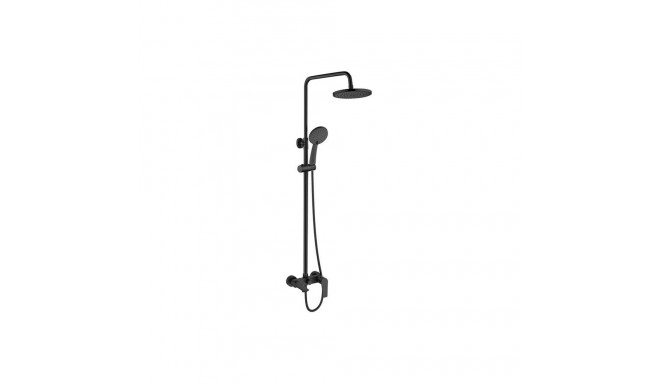 SHOWER COLUMN DOKOS W BATH MIXER BLACK