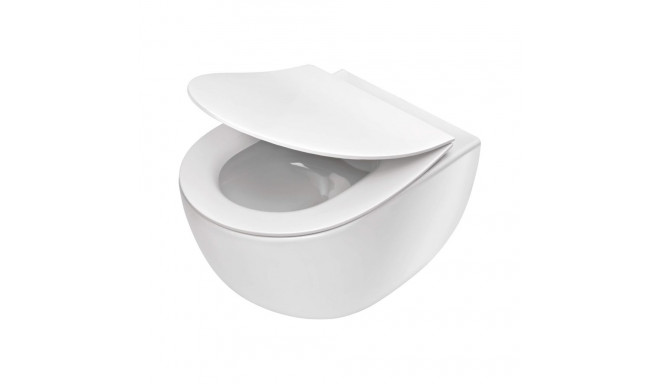 WC SEAT/PEONIA ZERO WALL MOUNT WC BOWL