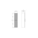 COLUMN DECO MASTERJERO 35 2D WHITE MATT