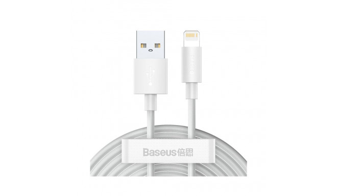 USB-A to Lightning 2.4A 1.5m valge