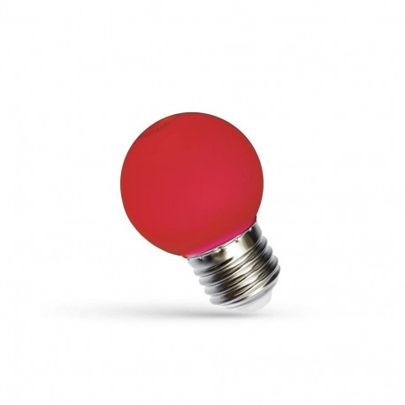LED KULKA E-27 230V 1W punane spekter