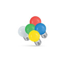 LED KULKA E-27 230V 1W RED SPECTRUM