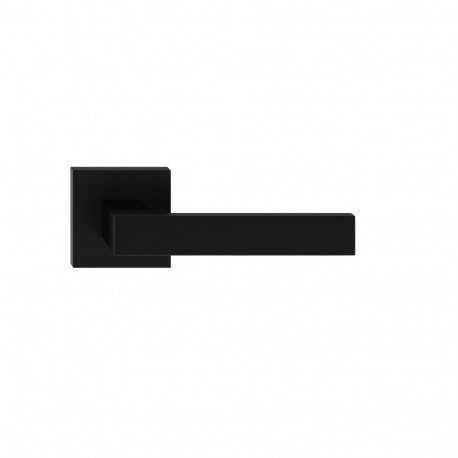 DOOR HANDLE QUBIK SQUARE BLACK UNIVERSAL