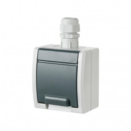 Aquant hall IP65 pistikupesa 1244-65