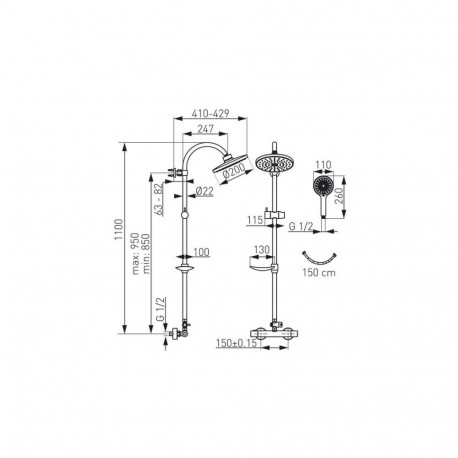 dušikomplekt termostaatsegisti NP71-TRM7U