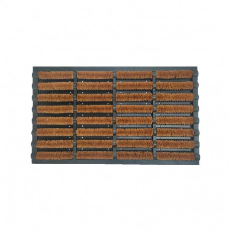 DOOR MAT RUBBER WIRE BRUSH 45X75 20MM