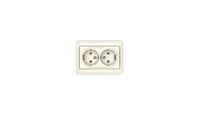 DOUBLE SOCKET WITH EARTH