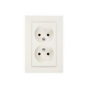 SOCKET DOUBLE WHITE XP