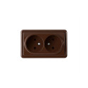 ROSETTE RP16-020 2PNTS TOP BROWN SL+ ROSETTE RP16-020 2PNTS TOP BROWN SL+