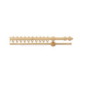 CORNICE METAL RAIL PINE 1.6 D28 (1)