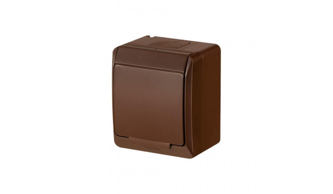 Hermes pruun pistikupesa IP44 0324-06