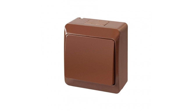 TWO WAY SWITCH HERMES BROWN IP44,0331-06