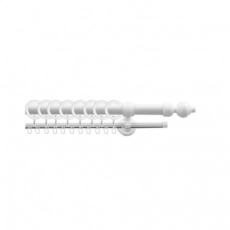 CORNICE METAL RAIL WHITE 2.4 D28 (1)