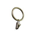 CURTAIN RINGS  W CLIPS GOLD D16 10UNIT