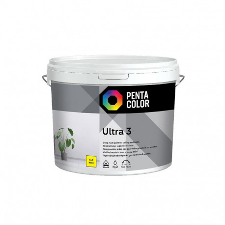 ultra matt hajuv värv 3 l