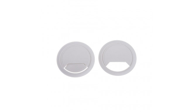 FURNITURE WIRE SLOT D60 WHITE DF-8160
