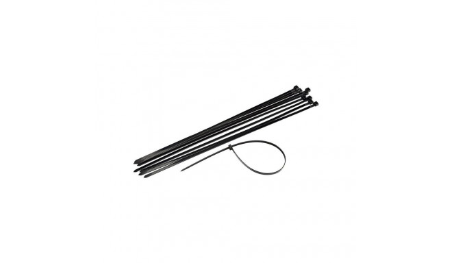 CABLE TIES 2.5X200MM 100PCS BLACK