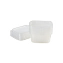 DISPOSABLE CONTAINERS SET WITH LIDS