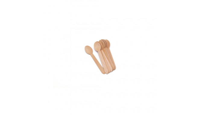 DISPOSABLE WOODEN SPOONS 10PCS