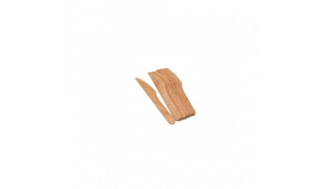 DISPOSABLE WOODEN KNIFES 10PCS