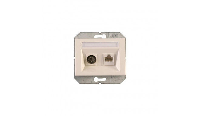 COMPUTER AND TV SOCKET TVL/KLRJ45-15E2-