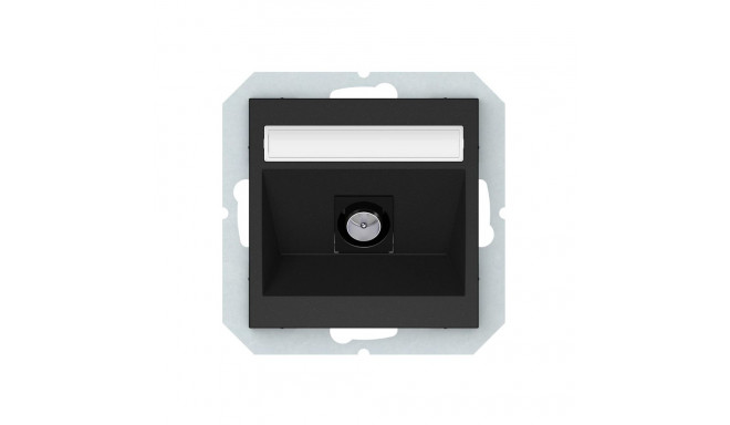 TV SOCKET BLACK TVL01-02 QR1000