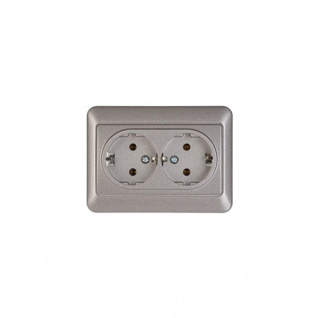 DOUBLE SCHUK SOCKET OUTL MET RP16-021