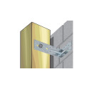 ANGLE BRACKET 150X90X65X2.5 REINFORCE(40