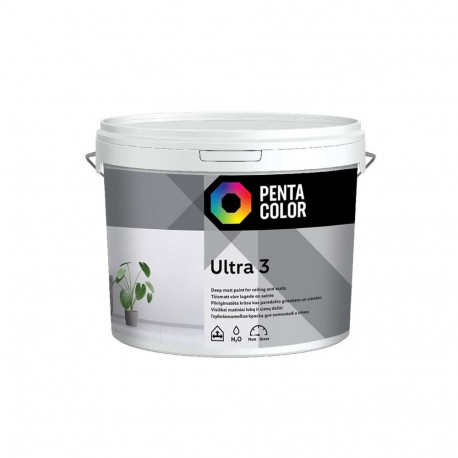 EMULSION PAINT ULTRA MAT WHITE 10 L