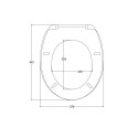 TOILET SEAT DOMOLETTI YHUF-M01(T128)