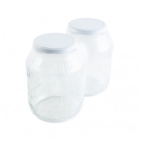 JAR 1700ML WITH LID 89MM 2PCS